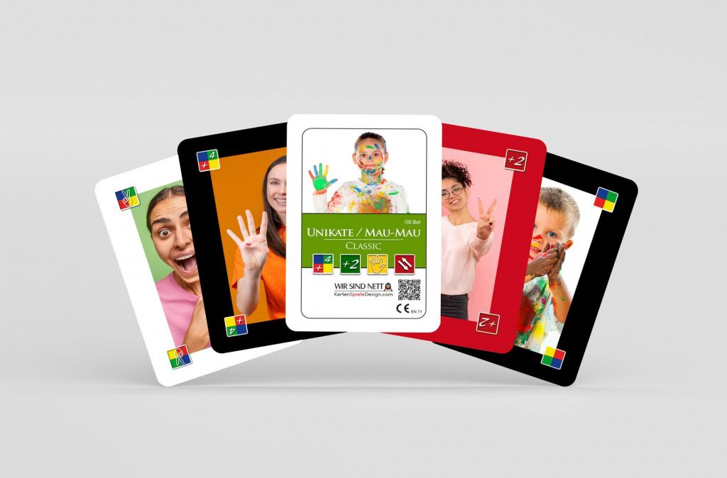 UNIKATE / MAU-MAU - Classic Edition - Spielkarten - Fotos vollflächig