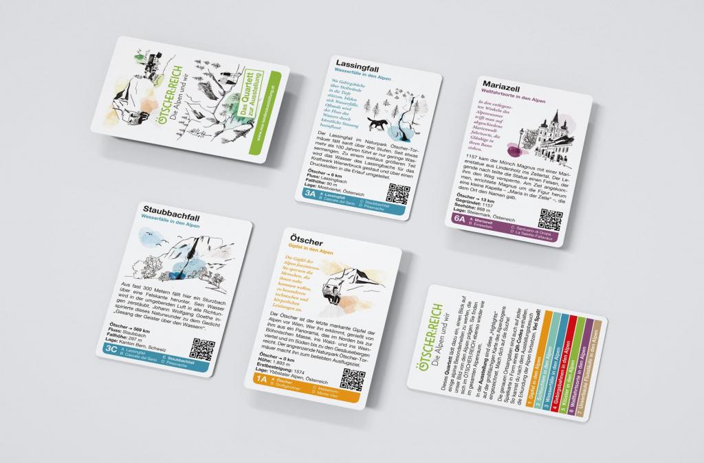 Ötscherreich - Quartett Kartenspiel - Alpenwelten