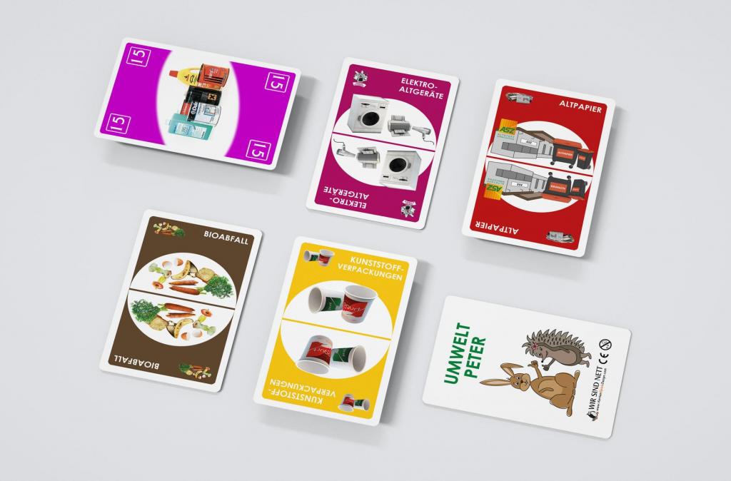Umwelt Peter - Mülltrennspiel - Alt- und Wertstoffe richtig sammeln