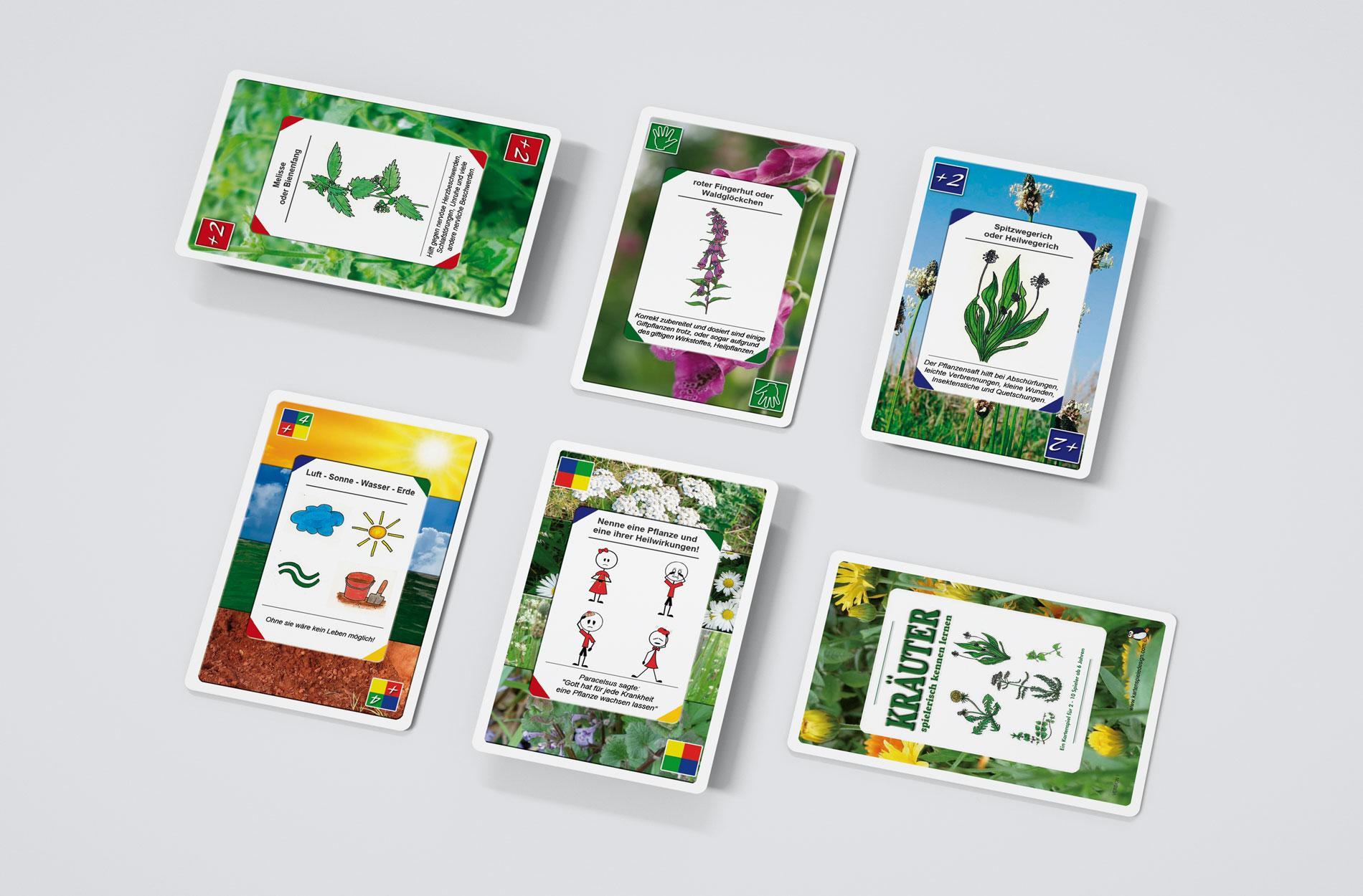 Kräuter - Kartenspiel - heimischen Kräuter und deren Wirkung spielerisch lernen