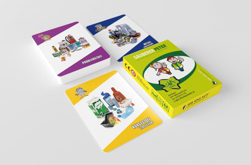 Sauberer Peter - Kartenspiel - Abfallvermeidung, Wertstofftrennung, Müllentsorgung