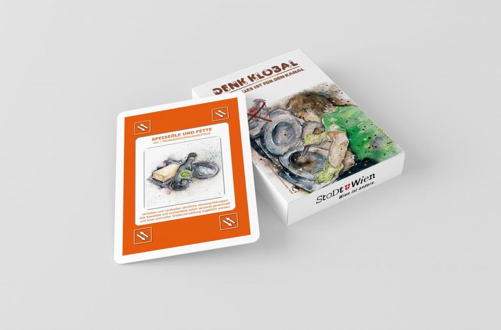 Denk Klobal - Kartenspiel - Nicht alles ist für den Kanal