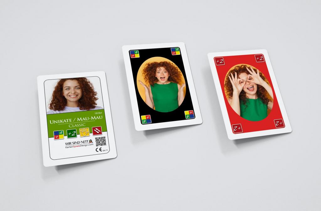 Unikate / Mau-Mau Classic Edition - Spielkarten - Fotos vollfächig