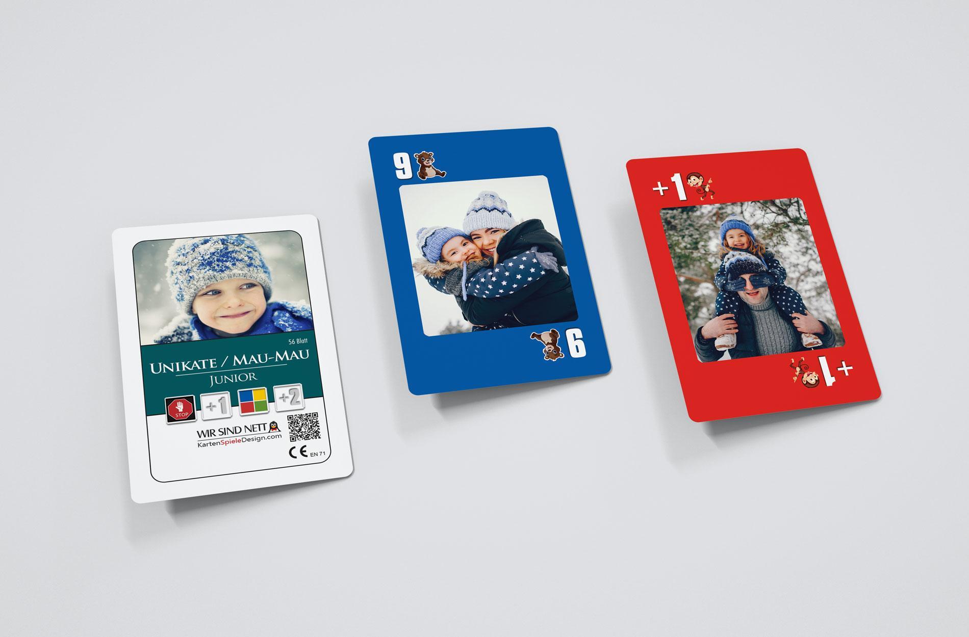 Unikate / Mau-Mau Junior-Edition - Spielkarten mit Fotos