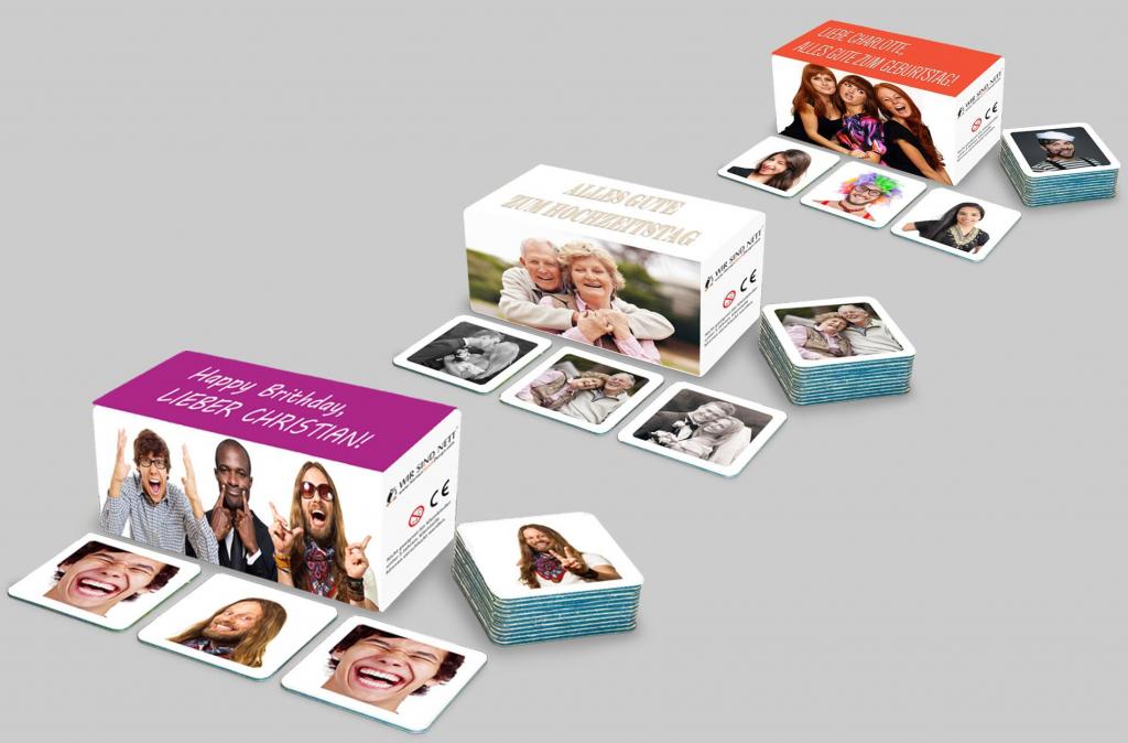 individuelle Memospiele - ab 5 Expemlare