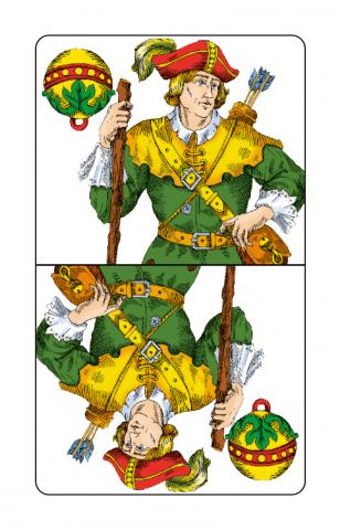 Karte 10 von 32 Preference Deutsches Blatt, Karte 10 von 32