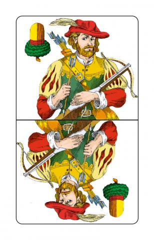 Karte 12 von 32 Preference Deutsches Blatt, Karte 12 von 32