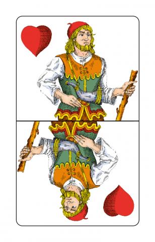 Karte 13 von 32 Preference Deutsches Blatt, Karte 13 von 32