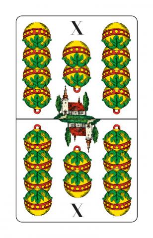 Karte 19 von 32 Preference Deutsches Blatt, Karte 19 von 32