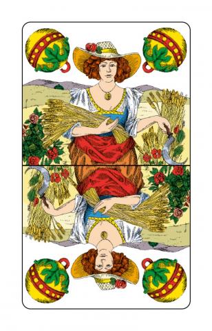 Karte 2 von 32 Preference Deutsches Blatt, Karte 2 von 32