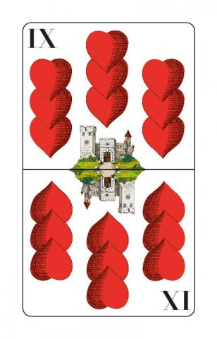 Karte 21 von 32 Preference Deutsches Blatt, Karte 21 von 32