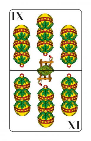 Karte 22 von 32 Preference Deutsches Blatt, Karte 22 von 32