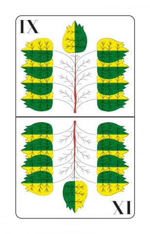 Karte 23 von 32 Preference Deutsches Blatt, Karte 23 von 32