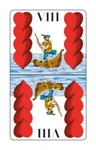 Karte 25 von 32 Preference Deutsches Blatt, Karte 25 von 32