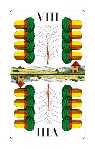 Karte 28 von 32 Preference Deutsches Blatt, Karte 28 von 32