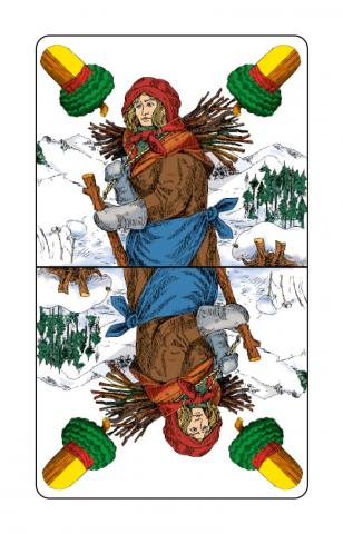 Karte 4 von 32 Preference Deutsches Blatt, Karte 4 von 32