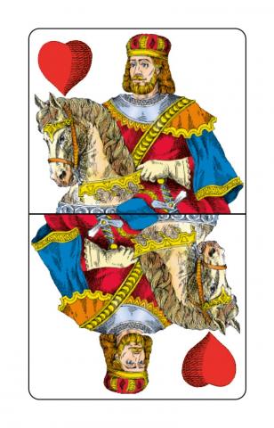 Karte 5 von 32 Preference Deutsches Blatt, Karte 5 von 32