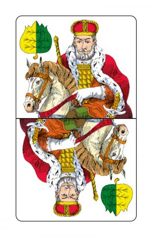 Karte 7 von 32 Preference Deutsches Blatt, Karte 7 von 32