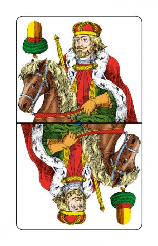 Karte 8 von 32 Preference Deutsches Blatt, Karte 8 von 32