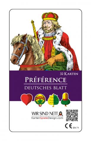 Deckblatt Preference Deutsches Blatt, Deckblatt