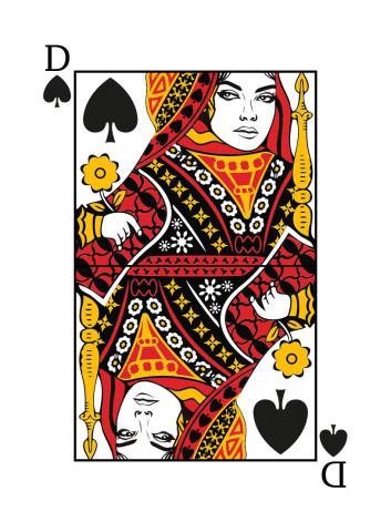 Karte 11 von 55 Pokerkarten International, Karte 11 von 55