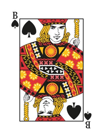 Karte 15 von 55 Pokerkarten International, Karte 15 von 55