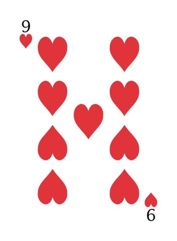 Karte 21 von 55 Pokerkarten International, Karte 21 von 55