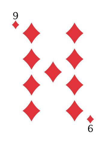 Karte 22 von 55 Pokerkarten International, Karte 22 von 55