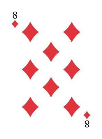 Karte 26 von 55 Pokerkarten International, Karte 26 von 55