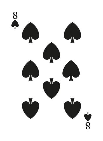 Karte 27 von 55 Pokerkarten International, Karte 27 von 55