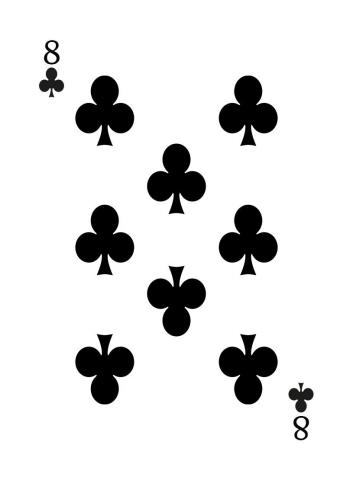 Karte 28 von 55 Pokerkarten International, Karte 28 von 55