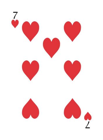 Karte 29 von 55 Pokerkarten International, Karte 29 von 55