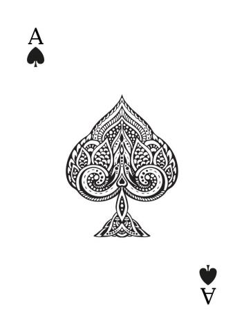 Karte 3 von 55 Pokerkarten International, Karte 3 von 55
