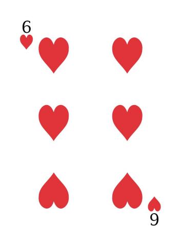 Karte 33 von 55 Pokerkarten International, Karte 33 von 55