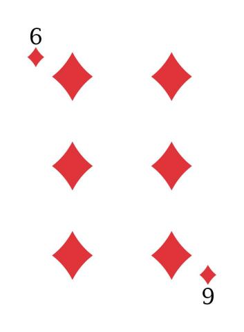 Karte 34 von 55 Pokerkarten International, Karte 34 von 55