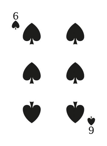 Karte 35 von 55 Pokerkarten International, Karte 35 von 55