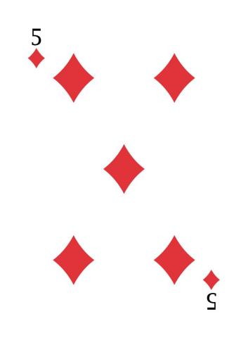 Karte 38 von 55 Pokerkarten International, Karte 38 von 55