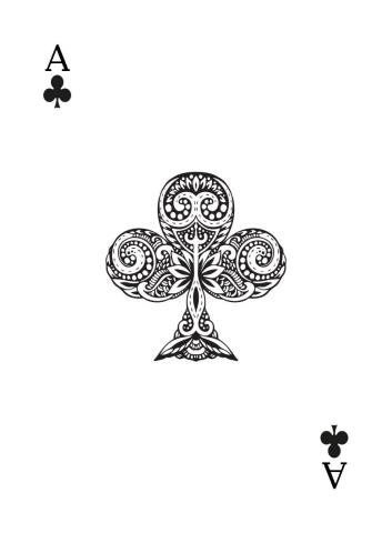 Karte 4 von 55 Pokerkarten International, Karte 4 von 55