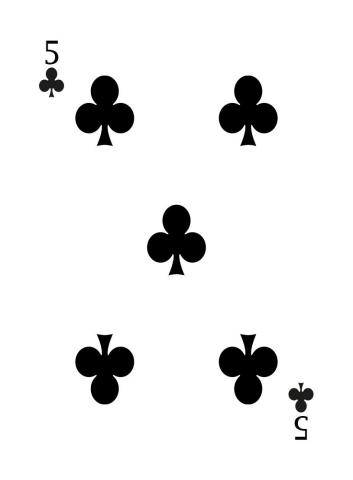 Karte 40 von 55 Pokerkarten International, Karte 40 von 55