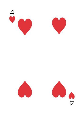 Karte 41 von 55 Pokerkarten International, Karte 41 von 55