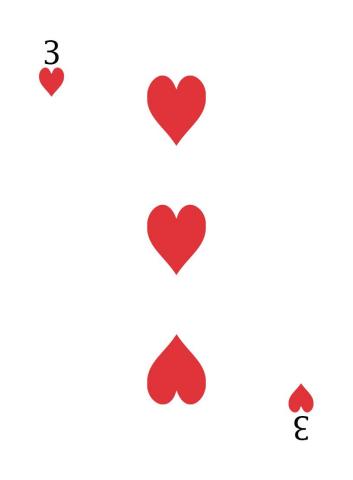 Karte 45 von 55 Pokerkarten International, Karte 45 von 55