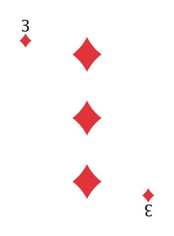 Karte 46 von 55 Pokerkarten International, Karte 46 von 55