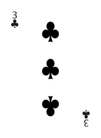 Karte 48 von 55 Pokerkarten International, Karte 48 von 55