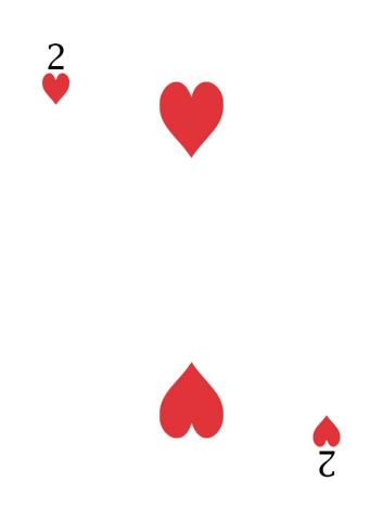 Karte 49 von 55 Pokerkarten International, Karte 49 von 55