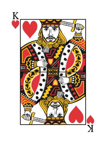 Karte 5 von 55 Pokerkarten International, Karte 5 von 55