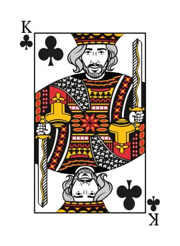 Karte 8 von 55 Pokerkarten International, Karte 8 von 55