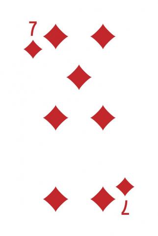 Binokel, Gaigel Französisches Blatt - Karte 22 von 24