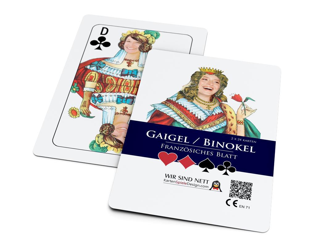 Binokel, Gaigel Französisches Blatt