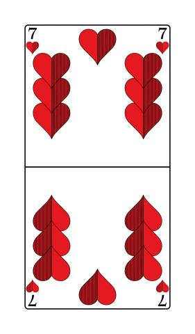 Binokel, Gaigel Württembergisches Blatt - Karte 21 von 24 Binokel, Gaigel Württembergisches Blatt - Karte 21 von 24