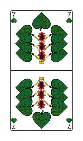 Binokel, Gaigel Württembergisches Blatt - Karte 23 von 24 Binokel, Gaigel Württembergisches Blatt - Karte 23 von 24